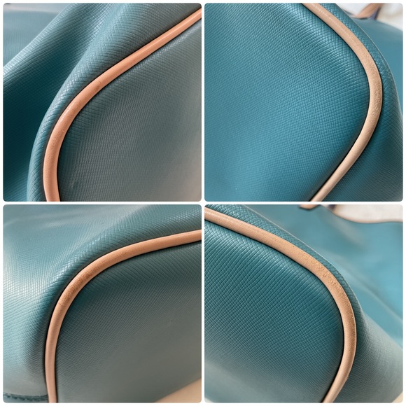 Coach Park Metro Tote Bag Saffiano Leather F24341 Dark Teal - Picture 11 of 16